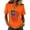 Orange #57, variant on 250th Anniversary Usa T Shirt for Women 4th Of July V Neck Shirts Patriotic Short Sleeve Red Blue and White Tees 1776 2026 Stars and Stripes Plus Size Tops Orange S