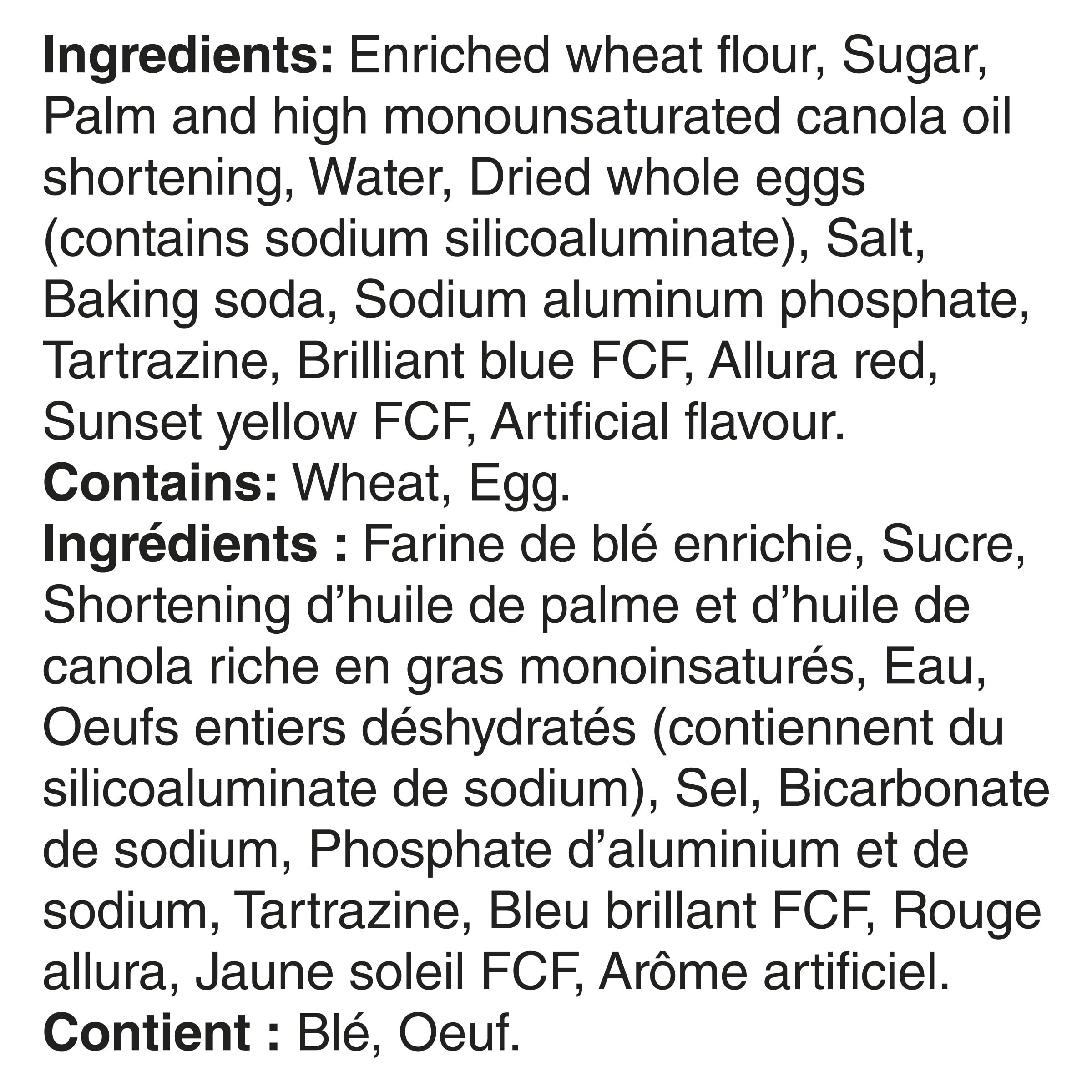 Biscuits au sucre PillsburyMC Prêts à cuire MC Lisa Frank 20 biscuits, 260 g