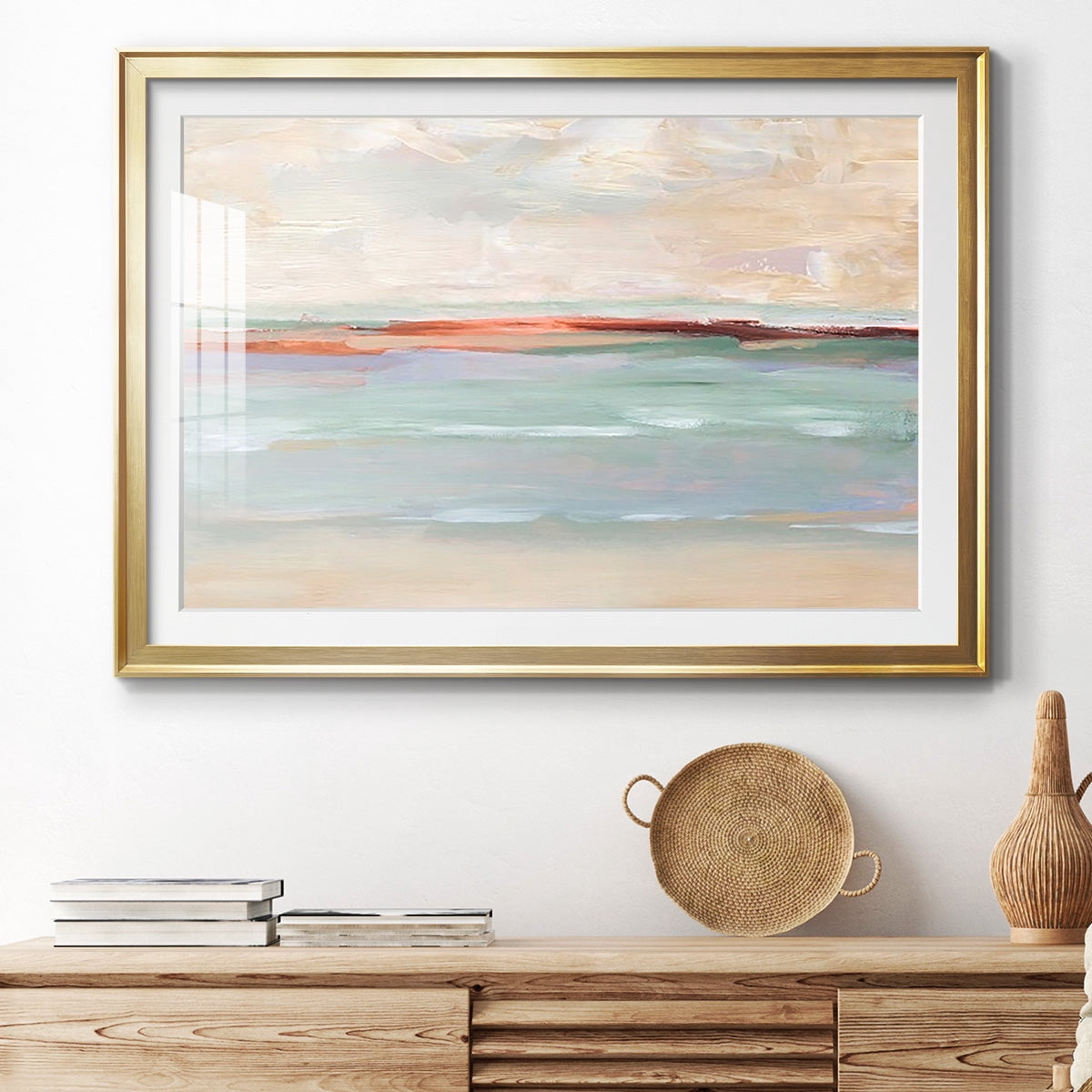 Sienna Horizon I Premium Framed Print - Ready to Hang