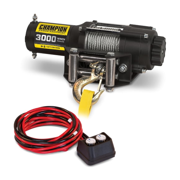Kit de cabrestante Champion Power Equipment, 3000 libras, ATV/UTV 12 V