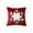 Red, variant on Wadada Holiday Throw Pillow Covers 18x18 inch, Decorative Pillow Cases Bed Sofa Couch, Christmas Winter Accent Decor Cushion Bedroom Living Room, Velvet Square Euro Sham Covers, Snowflake Pink
