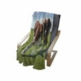 thumbnail image 4 of Cattle Soft Flannel Fleece Throw Blanket, Various Colored Herd of Cows Grazing on Pasture Nature Themed Digital Image Print, Cozy Plush for Indoor and Outdoor Use, 50" x 70", Multicolor, by Ambesonne, 4 of 6