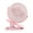 Pink, variant on USB Charging Desktop Clip Small Fan Home Office Dormitory Silent Fan/portable air conditioners