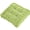 A003- Green, variant on Floor Seat Cushion, Floor Cushion, 16 X 16 Pillow, Corduroy Fabric, 3 in Thick, Square Seat Cushion, Yoga Practice, Meditation Sessions, Lime Green, 1 Pc