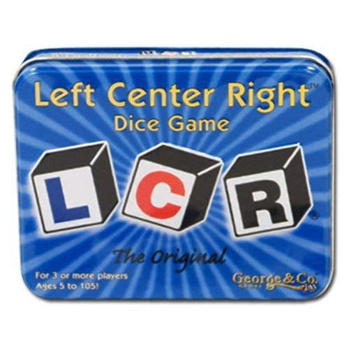 original lcr left center right dice game