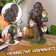 thumbnail image 1 of Estatua de gorila para jardín al aire libre, estatua de resina, adornos de escultura de gnomos Bigfoot, 1 of 3