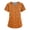 16#Yellow, variant on Halloween Scrub Tops Women V Neck Short Sleeve Scrubs Horror Printed Nursing Uniforms with Pockets