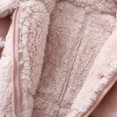 thumbnail image 4 of Jalioing Infant Baby Snowsuit Thick Thermal Long Sleeve Stand Collar Fleece Rompers Winter Clothes Zipper Jumpsuit, 4 of 6