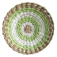 thumbnail image 4 of Woven Wall Basket Decor-Hanging Natural Wicker Seagrass Flat Baskets,Round Ethnic Boho Wall Circle Wicker Basket Decoration For Living Room,Bedroom,Unique Wicker Wall Art Decor, 4 of 13