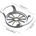 thumbnail image 2 of Cortador de manzanas versión mejorada de 12 hojas descorazonador de manzana extra grande, cortador de manzanas ultra afilado de acero inoxidable, deshuesador, divisor para manzanas de hasta 4 pulgada, 2 of 5