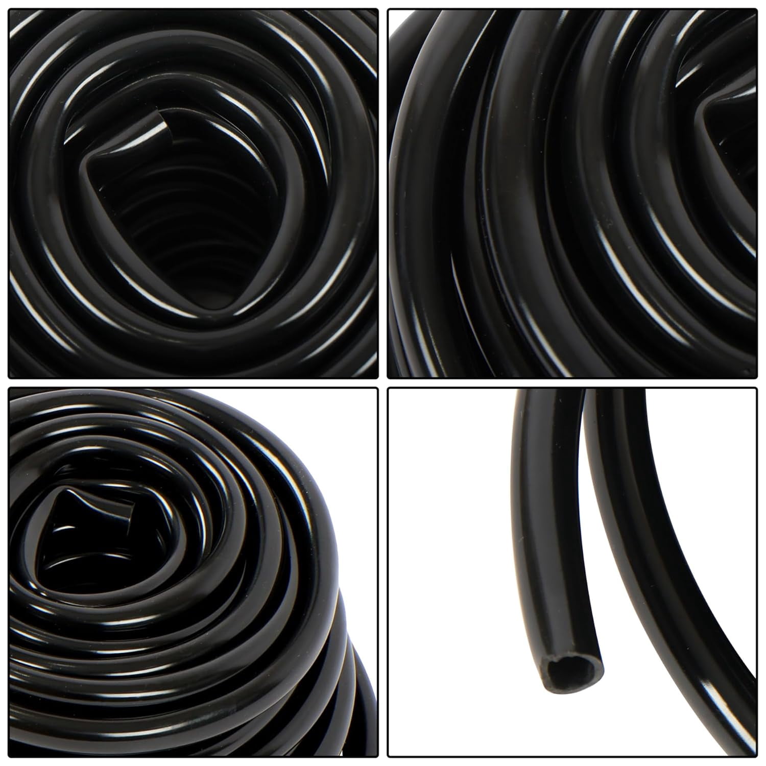 waltyotur 130ft Drip Irrigation System for Gardens Up to 130ft with Drip Emitters 5/16' and 1/4' Irrigation Tubing and Barbed Fittings Adjustable Connect Irrigation System