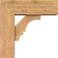 thumbnail image 3 of Ekena Millwork 7 1/2"W x 22"D x 22"H Balboa Block Smooth Bracket w/ Offset Brace, Western Red Cedar, 3 of 25