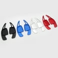 thumbnail image 2 of Dalazy 2pack/lot Facile Installation Volant de Voiture Palettes en Alliage d'Aluminium Robuste et Durable 1Set Bleu, 2 of 6