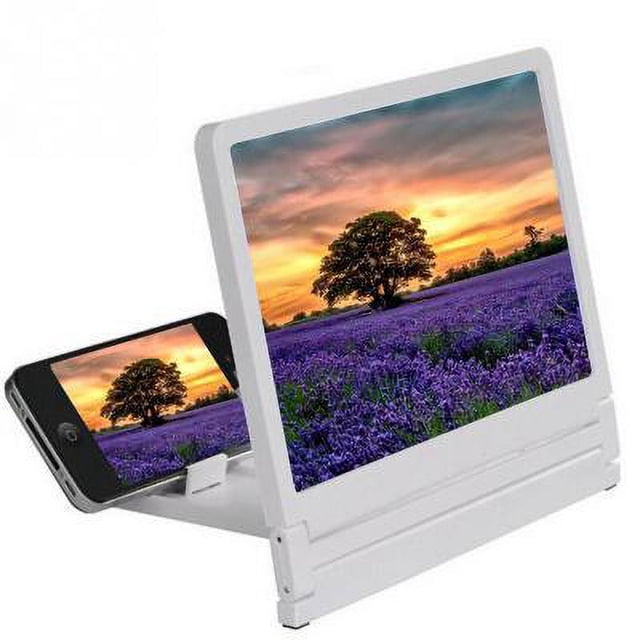 Amplificador de pantalla de teléfono móvil HD, lupa de video 3D, protector de ojos, soporte multifuncional para teléfono móvil