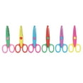 thumbnail image 1 of Tijeras de corte de papel de colores, 6 uds., 1 of 12
