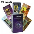 thumbnail image 1 of Baraja de cartas de adivinación para principiantes, baraja de Tarot de uso Personal, versión completa en inglés y español, juego de mesa para niñas, 1 of 5