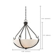 thumbnail image 2 of 60/6125-Nuvo Lighting-Sherwood-Four Light Pendant-17 Inches Wide by 35.5 Inches High     -Traditional Installation, 2 of 2