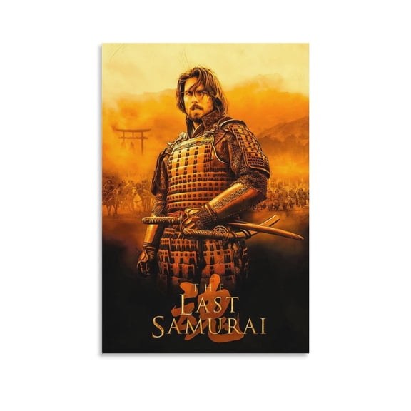 Movie The Last Samurai Poster Wall Art Poster Gifts Bedroom Prints Home Decor Hanging Picture Canvas Painting Posters 24x36inch(60x90cm)