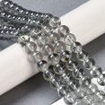 thumbnail image 5 of Drawbench Transparent Glass Beads Strands Spray Painted Round Light Grey 8mm Hole: 1.3~1.6mm 31.4 inch, 5 of 5