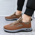 thumbnail image 2 of Mens Hiking Walking Shoes Fashion Breathable Mesh Non Slip Work Fashion Sneakers Casual Non Slip Driving Oxfords Loafers, 2 of 6