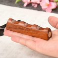 thumbnail image 4 of 2pcs Calligraphy Brush Rest: Vintage Wood Desk Pen Holder Stand For Chinese Ink Painting Writing Brush Support Home Office Decor, 4 of 4