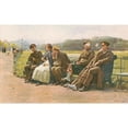 thumbnail image 2 of John Charles Dollman 14x11 Gold Ornate Wood Frame and Double Matted Museum Art Print Titled - Recuperating Soldiers (C1916), 2 of 4