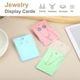thumbnail image 5 of Uxcell Earring Display Cards 200 Pcs Necklace Holder Cards with 200 Pcs Jewelry Packaging for Earring Necklace Jewelry Craft Display Packaging Supplies (Rose Red, 3.5 x 2.4 Inches), 5 of 5