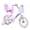 Pink-12 inch, variant on Ambifirner 12 14 16 inch Kids Bike BMX Style Bicycle with Training Wheels Doll Seat for 2-7 Years Old Toddlers Boys Girls