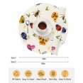thumbnail image 6 of 15 Inch Round Placemats Set of 4, Cute Butterfly Dragonfly Non Slip Heat Insulation PP Table Mats, Farmhouse Botanical Floral Beige Washable Place Mats for Kitchen Dining Party Table Decor, 6 of 7