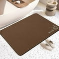 thumbnail image 6 of Hgallory Rubber Thick Floor Mats for Bedroom Living Room, Non-Slip Absorbent Floor Rugs for Entrance Sofa side, Simple Style Home Decor Solid Color Doormat, 16"x24", 1 Pack, Coffee, Rectangle, 6 of 8