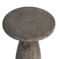 thumbnail image 2 of Pemberly Row 19" Concrete Stone Outdoor Accent Table in Dark Gray, 2 of 4