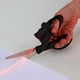 thumbnail image 2 of Tijeras guiadas: tijeras guiadas por láser Tijeras para tela, corte recto y rápido de telas, manualidades con papel, para telas, papel, corte artesanal Rojo Verde, 2 of 7