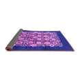 thumbnail image 2 of Ahgly Company Indoor Square Oriental Purple Industrial Area Rugs, 5' Square, 2 of 4