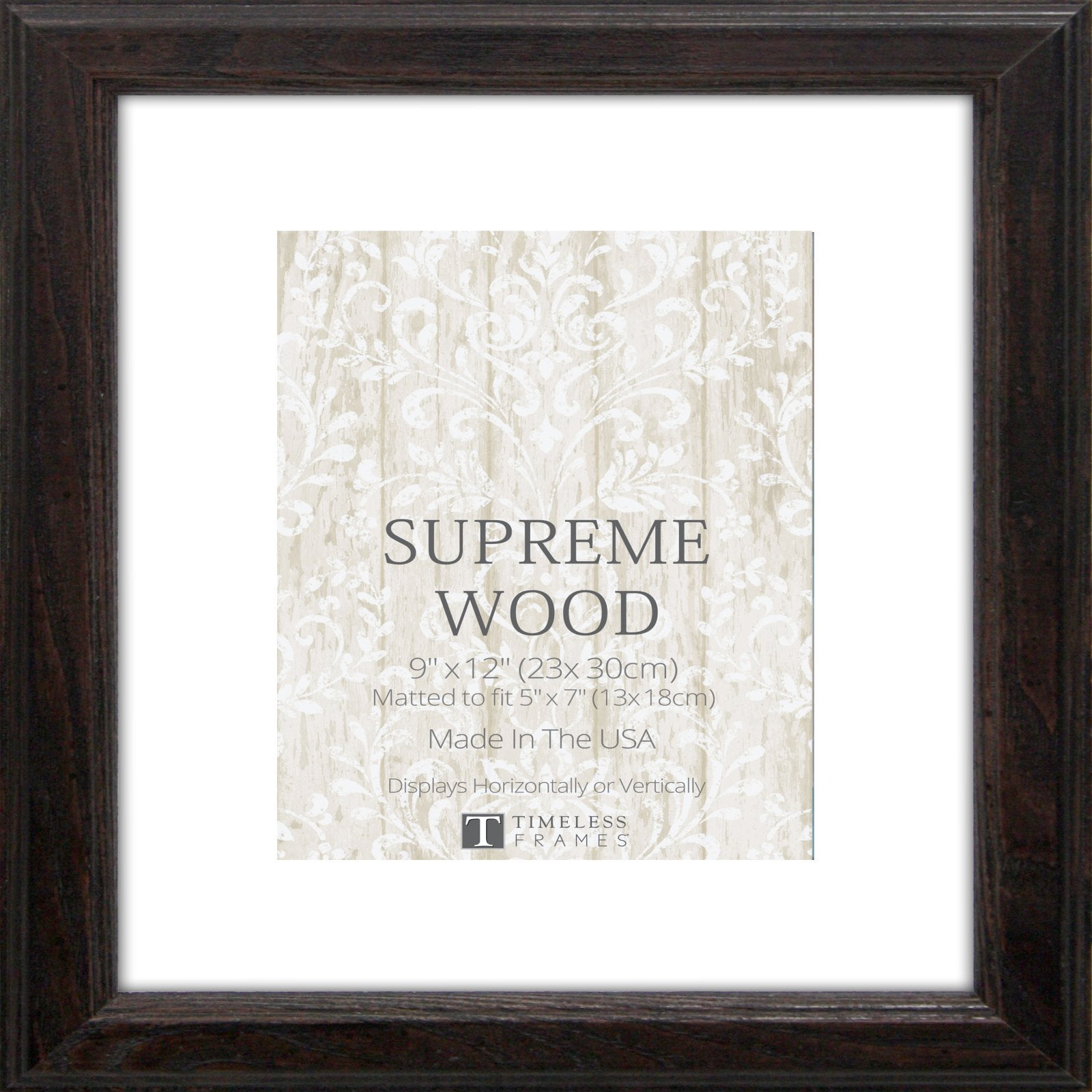 Timeless Frames 42058 Supreme Woods Espresso Wall Frame 8 x 10 in. 