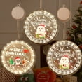 thumbnail image 1 of Xihbxyly Luces Led Navideñas, Luz Nocturna a Pilas, Diseño de Ventosa Multicolor, Ambiente Acogedor, Decoración Versátil para El Hogar, Regalo Ideal para Fiestas, Tamaño 18 X 18 X 3 Cm, 1 of 6