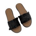 thumbnail image 1 of Sandalias de playa, zapatillas de playa planas informales para mujer, zapatillas de verano diseñadas para la perfección, 1 of 9