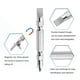 thumbnail image 4 of Uxcell 4Pcs PH2/SL6 6x65mm Punta de destornillador magnética de doble extremo Phillips ranurada, 4 of 7