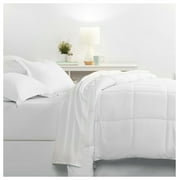 TiaGOC Basics 8PC Bedding Set Ultra Soft Hypoallergenic 8 Different Colors. Color:White Size:California King