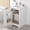 White, variant on MIDOQIN 20" Bathroom Vanity with Sink, Free Standing Single Basin Vanity Set with Storage Rack Shelf & One Drawer, Wooden Bathroom Cabinet with Ceramic Basin