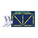 thumbnail image 2 of Colchoneta de entrenamiento con pisadas para fútbol, ​​accesorios para equipos de manejo de balón y ritmo de entrenamiento con calcetines, 2 of 9