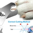 thumbnail image 2 of Cat Nail Clipper, iMountek Pet Trimmer with Rubbing Burr, Dogs Claw Care Razor Sharp Blades Cats Grooming Nail Cutter, 2 of 8