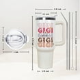 thumbnail image 2 of Mother''s Day Gift for Grandma - Gigi 40oz Vacuum Insulated Tumbler with Handle, Straw & Leakproof Lid - Travel Coffee Mug, 2 of 6