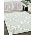 thumbnail image 3 of Ahgly Company Machine Washable Indoor Rectangle Contemporary Silver Gray Area Rugs, 8' x 10', 3 of 7