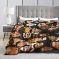 thumbnail image 5 of Blanket Cillian Actor Murphy Throw Flannel Blankets Warm Soft Cozy Fuzzy Air Conditioning Blanket for Living Room Sofa Bed Gift Blankets for All Seasons 30"x40", 5 of 6