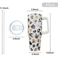 thumbnail image 5 of 40 oz Dog Tumbler with Handle and Straw, Stainless Steel Insulated Dog Tumbler 40 oz, Reusable Dog Travel Mug with Leak Proof Lid, Dog Lovers Gifts for Women, 5 of 6
