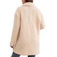 thumbnail image 5 of Yuemengxuan Female Stylish Solid Color Turn-Down Collar Long Sleeve Overcoat with Pockets, 5 of 6