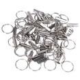 thumbnail image 1 of 50 sets 1 '' Hardware Cadena Correa Set Llavero Llavero con llavero con llavero para cadenas de llavero de cinta Sunnimix Key Fob, 1 of 8