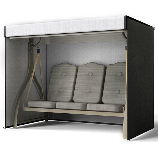 Cubierta de silla de trapecio a prueba de suciedad Protección de muebles de porche