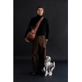 thumbnail image 3 of Noah & Paw Dog Sling Carrier for Small Medium Dogs & Puppies, Dog Carrier with Adjustable Padded Strap, Premium Leather, Insulated with Soft Breathable Fur, Double Safety Feature, Machine Washable, 3 of 5