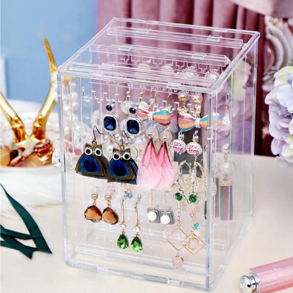 High-end Jewelry Box Necklace Rings Stud Earrings Storage Box Propose Gifts  Case | eBay